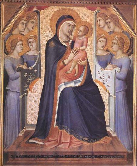  Madonna Enthroned with Angels